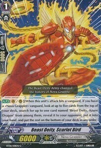 Beast Deity, Scarlet Bird Card Front