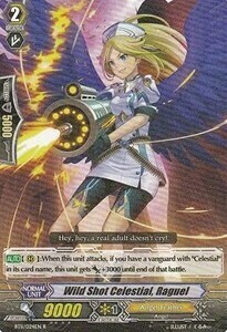 Wild Shot Celestial, Raguel Card Front