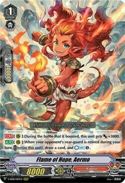 Flame of Hope, Aermo Card Front