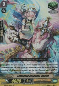 Eradicate Celestial, Raviel Card Front