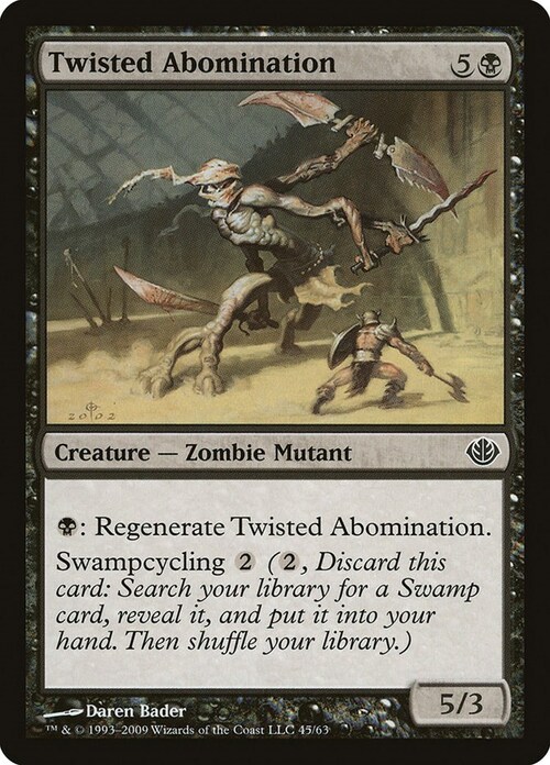 Twisted Abomination Card Front