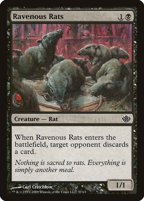 Ravenous Rats Card Front