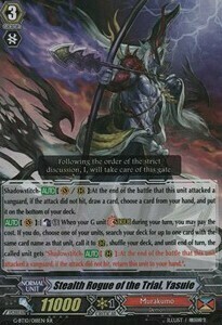 Stealth Rogue of the Trial, Yasuie Card Front