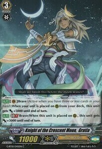 Knight of the Crescent Moon, Gratia Card Front