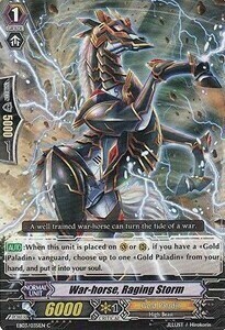 War-horse, Raging Storm Card Front