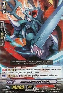 Dragon Armored Knight Card Front