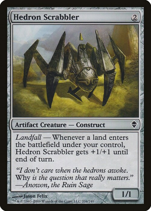 Hedron Scrabbler Card Front