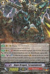 Rage Dragon, Tyrannobrute Card Front