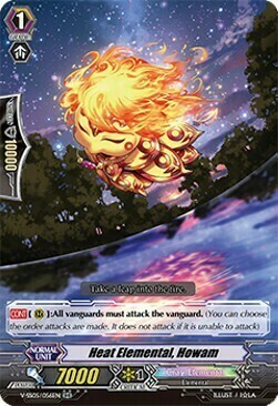 Heat Elemental, Howam Card Front