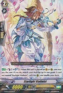 Starlight Violinist Card Front