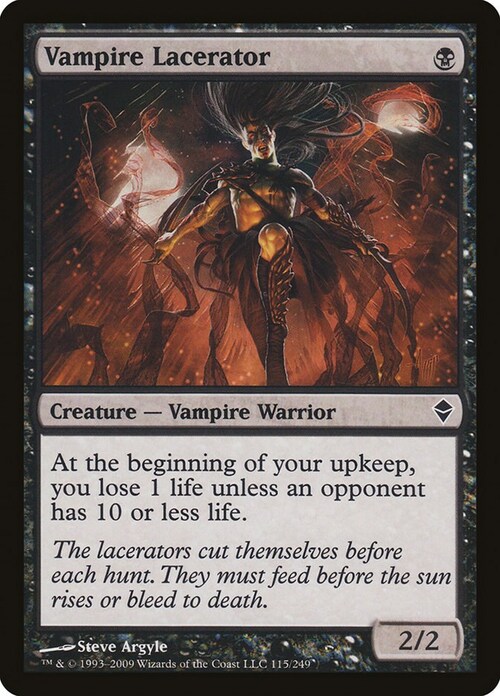 Vampire Lacerator Card Front