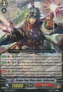 Dragon Fang Chain-shots, Sutherland Card Front