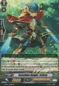 Sunshine Knight, Jeffrey Card Front