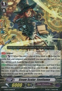 Steam Scalar, Emellanna Card Front