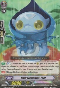 Rain Elemental, Tear Card Front