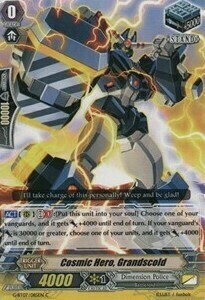 Cosmic Hero, Grandscold Card Front