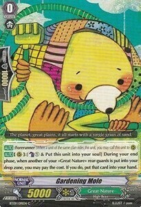 Gardening Mole Card Front