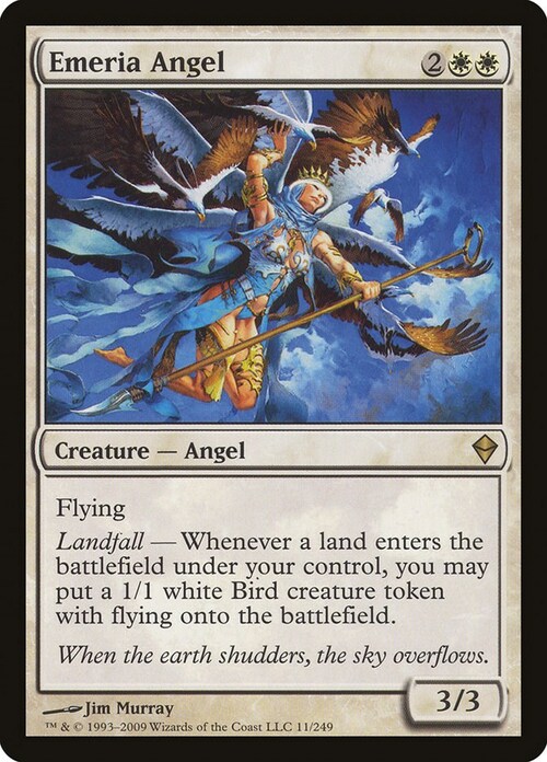 Emeria Angel Card Front