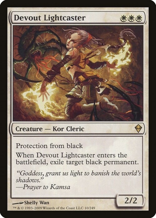 Devout Lightcaster Card Front