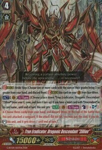 True Eradicator, Dragonic Descendant "Zillion" Card Front