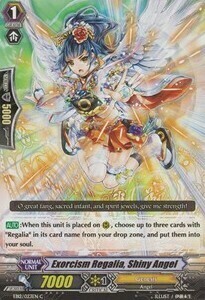 Exorcism Regalia, Shiny Angel Card Front