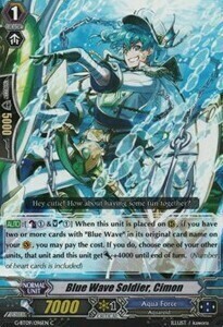 Blue Wave Soldier, Cimon Card Front