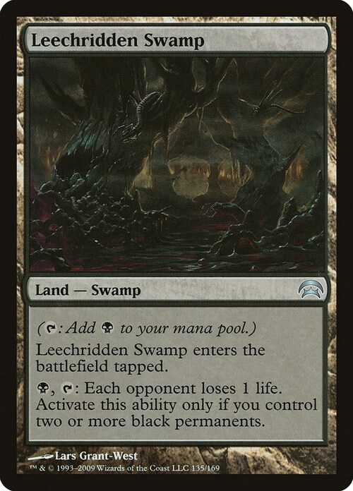 Leechridden Swamp Card Front