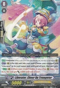 Liberator, Cheer Up Trumpeter Card Front