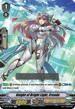 Knight of Bright Light, Creoda Card Front