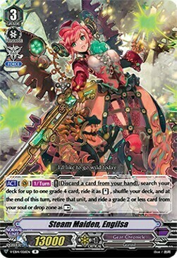 Steam Maiden, Engilsa Card Front