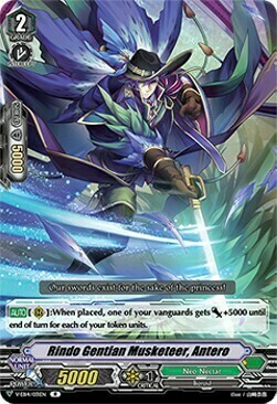 Rindo Gentian Musketeer, Antero Card Front