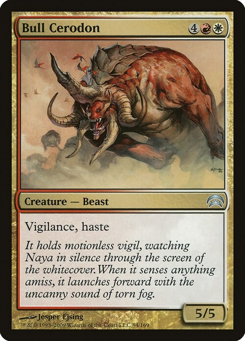 Bull Cerodon Card Front