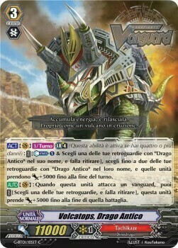 Ancient Dragon, Volcatops Card Front