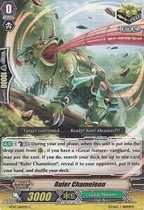 Ruler Chameleon Card Front