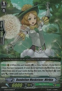 Dandelion Musketeer, Mirkka Card Front