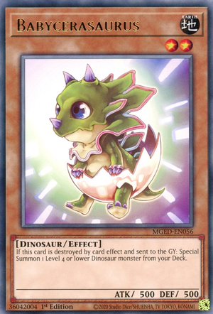 Babycerasaurus Card Front