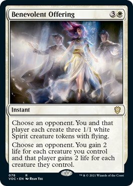 Benevolent Offering Card Front