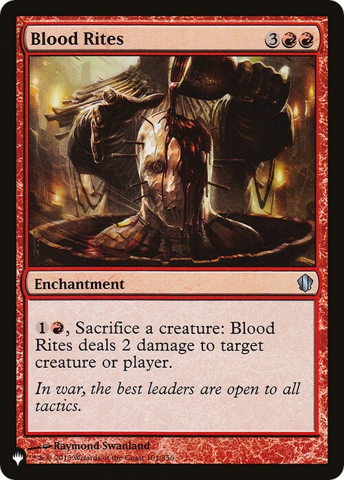 Blood Rites Card Front