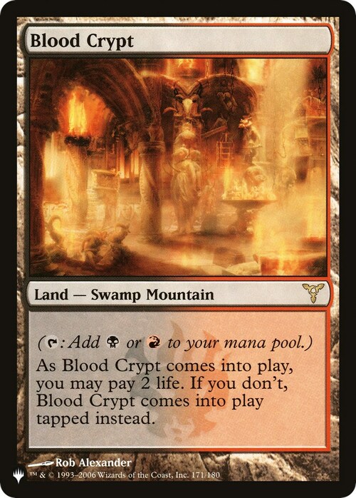 Blood Crypt Card Front