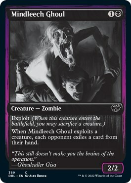 Mindleech Ghoul Card Front