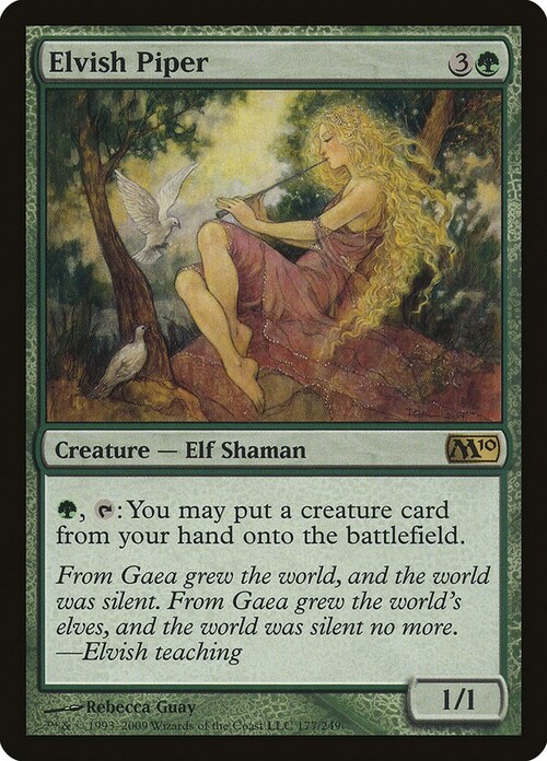 Elvish Piper Card Front