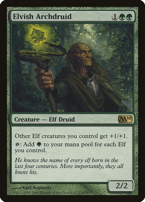 Elvish Archdruid Card Front