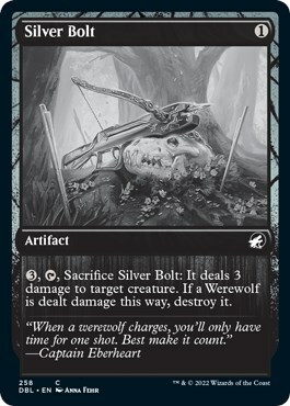 Silver Bolt Card Front