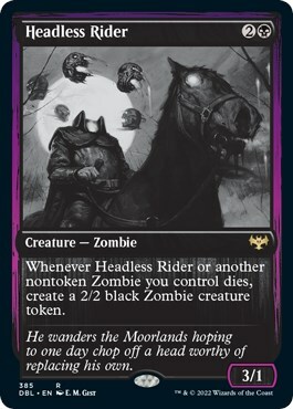 Headless Rider Card Front