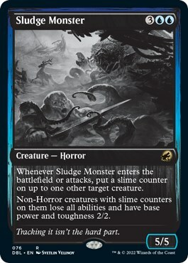 Sludge Monster Card Front