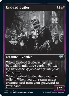 Undead Butler Card Front