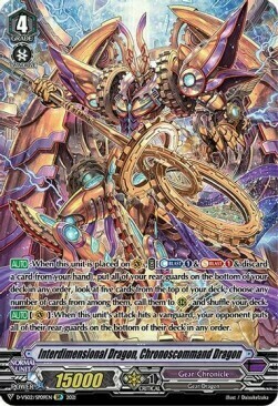 Interdimensional Dragon, Chronoscommand Dragon [V Format] Card Front