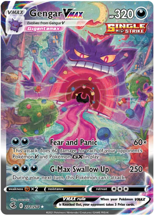 Gengar VMAX Card Front