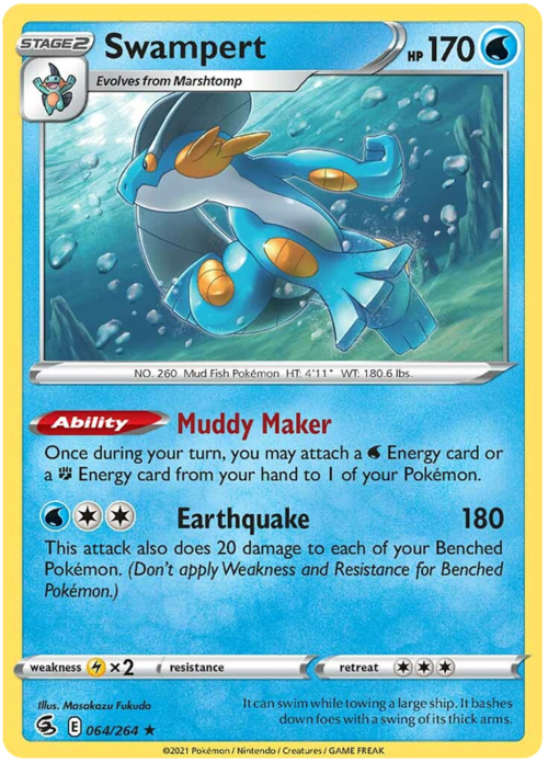 Swampert Card Front