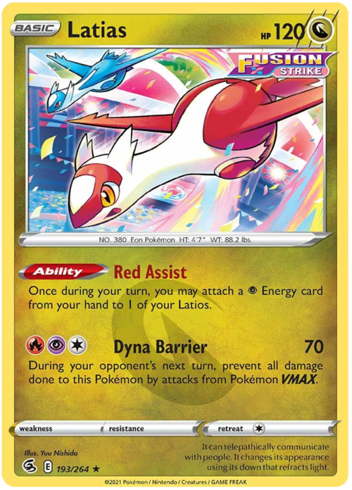 Latias Card Front